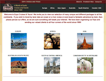 Tablet Screenshot of expo-cruises.com